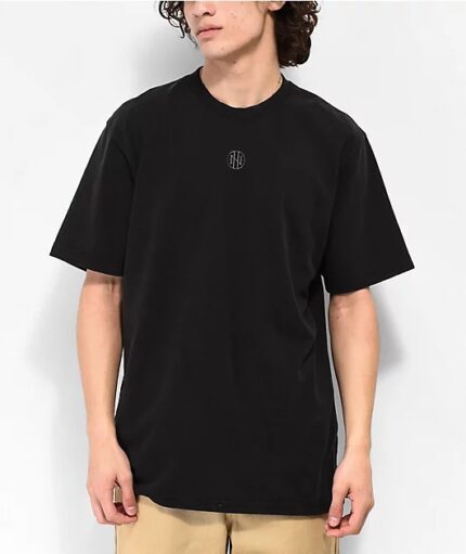 Fundamentals Ninth Hall Black Wash Boxy T-Shirt