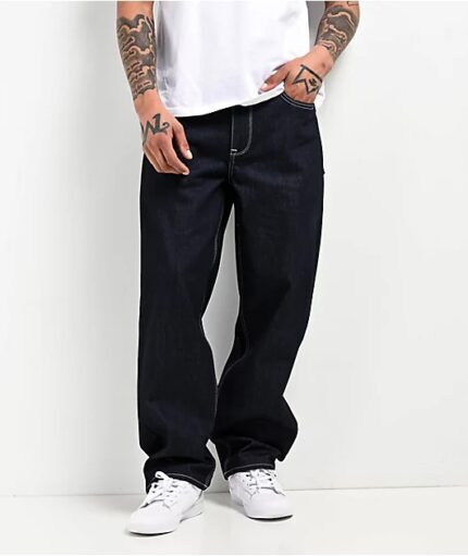 Ninth Hall Dragon Raw Denim Loose Fit Jeans