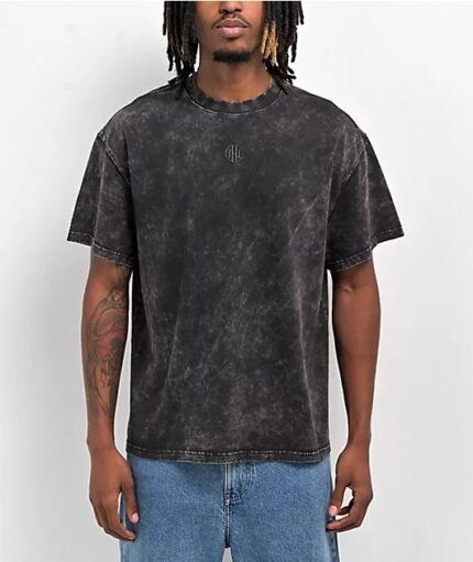 Ninth Hall Wash Wide Men’s Black T-Shirt